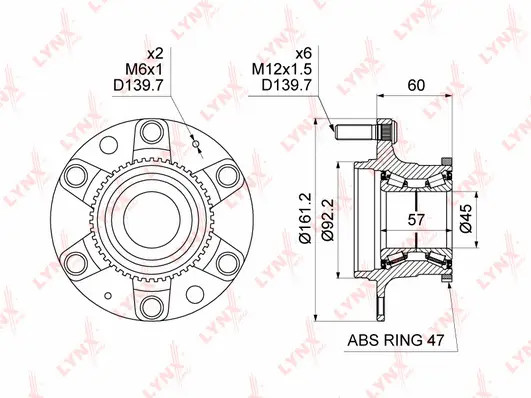 СТУПИЦА ПЕРЕДНЯЯ В СБОРЕ С ABS HYUNDAI H-1(TQ) 2.4-2.5D 08