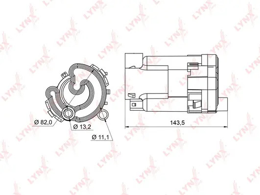 ФИЛЬТР ТОПЛИВНЫЙ ПОГРУЖНОЙ HYUNDAI SANTA FE(SM_) 2.0-2.7 01-06