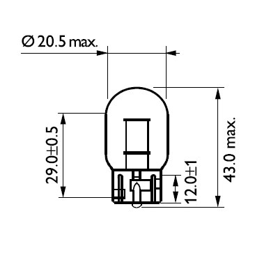 Лампа подсветки Philips 12071B2