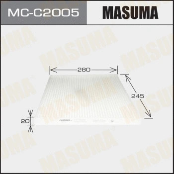 Фильтр салона Masuma MCC2005