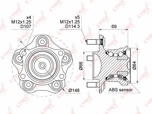 СТУПИЦА ЗАДНЯЯ В СБОРЕ С ABS NISSAN TEANA(J31) 2.0-3.5 03 / ALTIMA(L31) 2.5-3.5 01-06