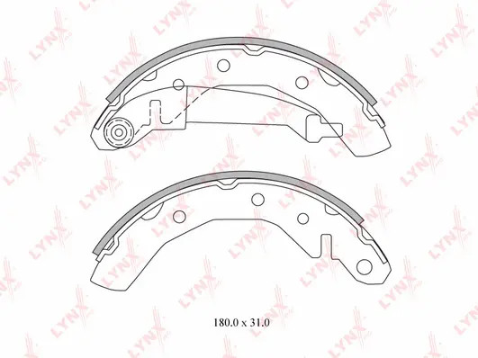 КОЛОДКИ ТОРМОЗНЫЕ ЗАД CHEVROLET MATIZ 05-/SPARK 05-, DAEWOO MATIZ 98- 0.8/1.0