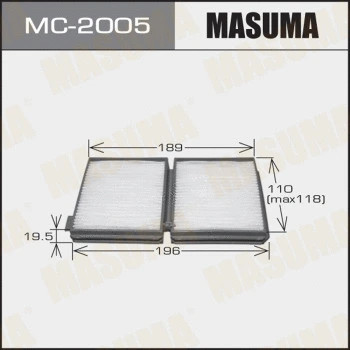 Фильтр салона Masuma MC2005