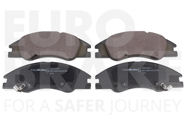 Колодки тормозные передн. EuroBrake (арт. 5502223517)