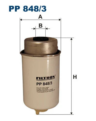 Фильтр топливный Filtron (арт. PP848/3)