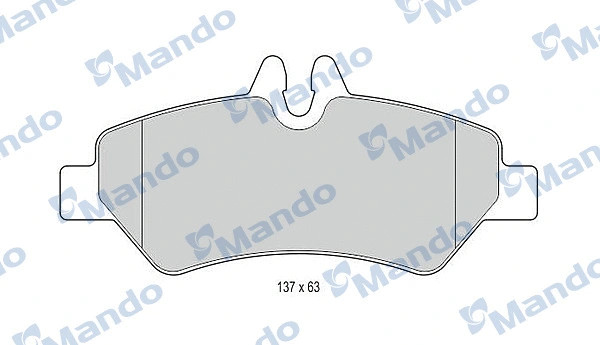 Тормозные колодки Mando