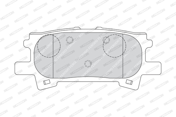 Колодки торм.зад. Ferodo