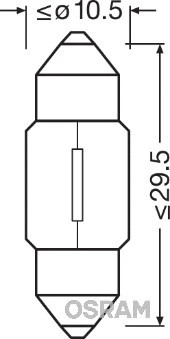 Лампа подсветки Osram 6438-02B