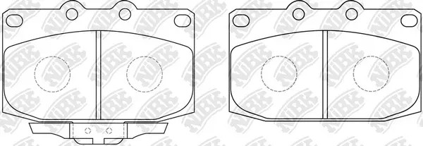 Колодки торм. NIBK (арт. PN5316)
