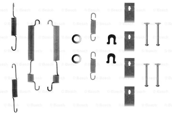 Рем.к-кт пружин для задн. барабан. колодок Bosch