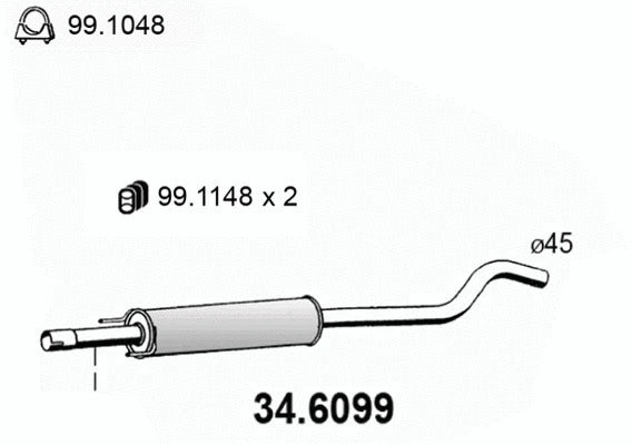 Резонатор Asso (арт. 34.6099)