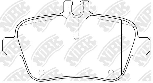 Колодки торм. NIBK (арт. PN31010W)