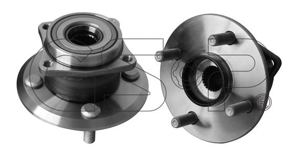 Ступица задняя GSP (арт. 9326043)