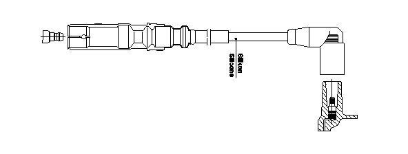 Провод зажигания Bremi (арт. 1A32E58)