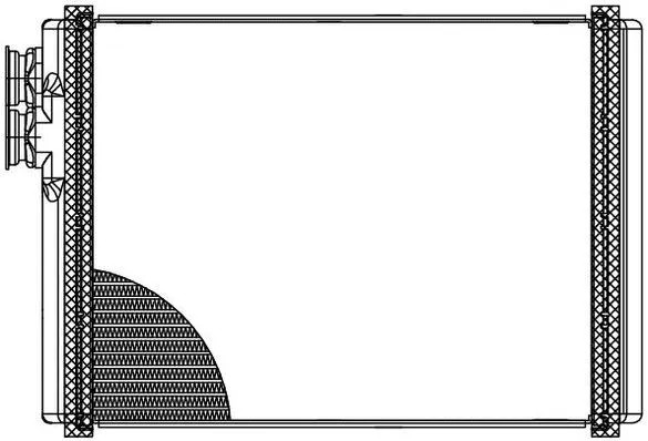 Радиатор отопителя Audi A4 (07-)/A5 (07-)/Q5 (08-) (LRh 1880)