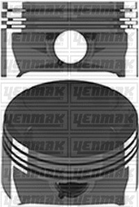 Поршень ДВС с кольцами MER M272/M273 (92.90 mm) STD Yenmak 39-04689-000