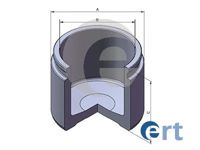 Поршень тормозного суппорта D48 H51 CITROEN \ NISSAN \ OPEL \ PEUGEOT \ SUZUKI Ert 150234-C