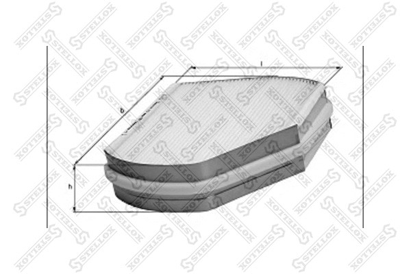 Фильтр салона Stellox 7110037SX