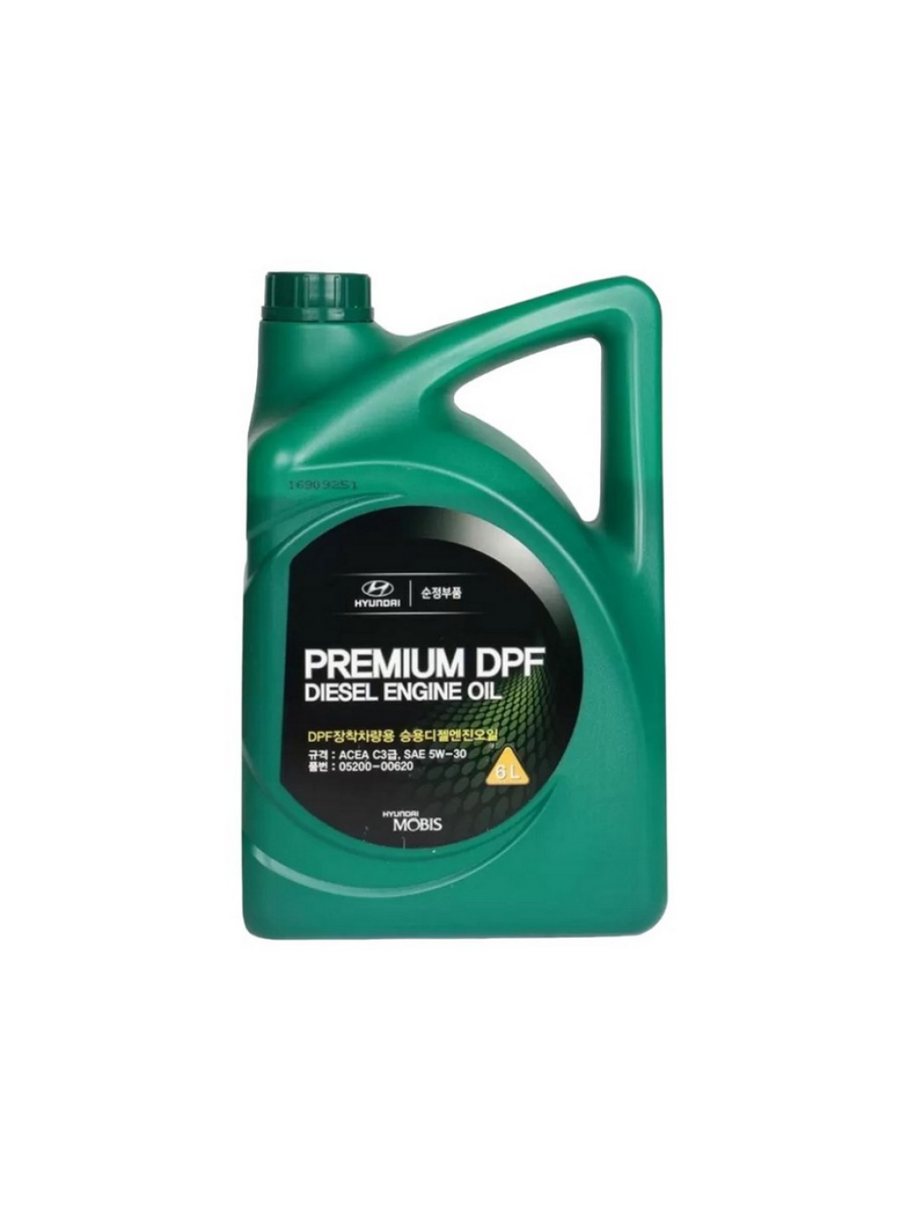 Моторное масло Hyundai/Kia Premium DPF Diesel 5W-30 синтетическое 6 л ...