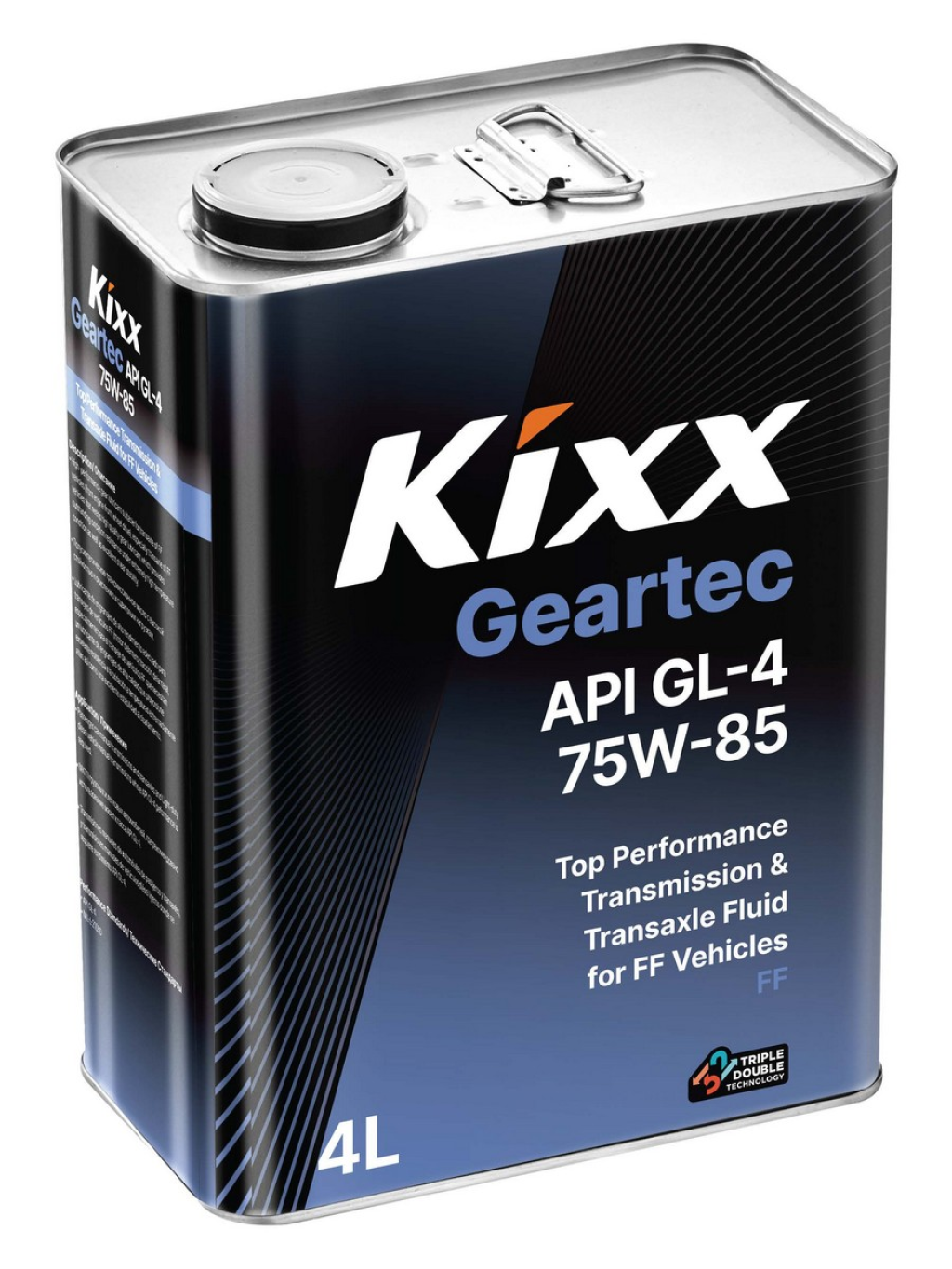 Масло транс. МКПП 75w85 GL-4 KIXX Geartec FF п/синт. METAL (L271744TR1) 4л (4)