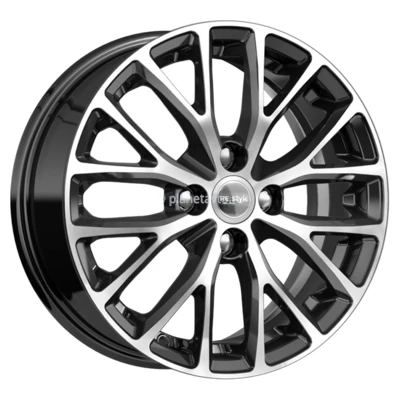 Диск литой K&K Kia Rio 2 (КСr782) 6x15/4x100 ET46 D54,1 Алмаз черный