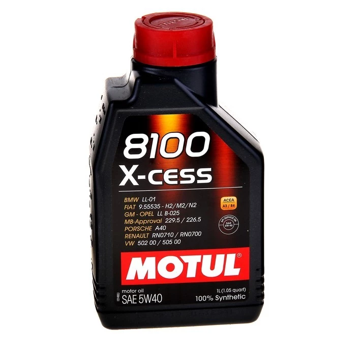 Моторное масло Motul 8100 X-cess 5W-40 синтетическое 1 л