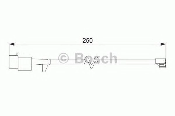 Датчик износа дисковых тормозных колодок BOSCH 1987474574