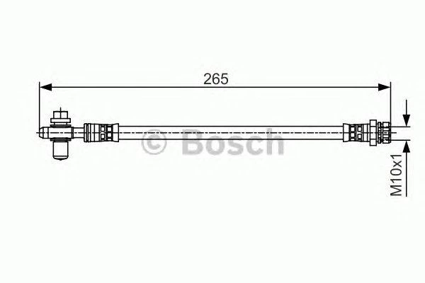 Шланг тормозной BOSCH 1987481518