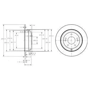 Диск тормозной DELPHI BG4335