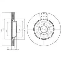 Диск тормозной с антикоррозийным покрытием DELPHI BG9110C