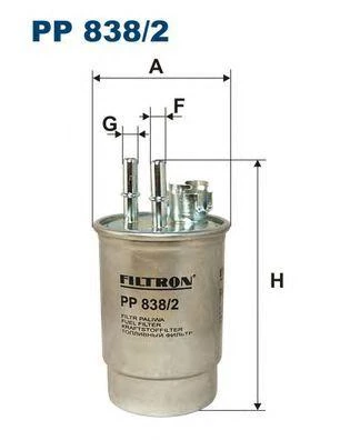 Фильтр топливный Filtron PP838/2