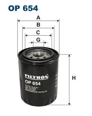 Фильтр масляный Filtron OP654
