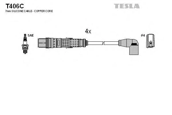 Провода в/в TESLA T406C