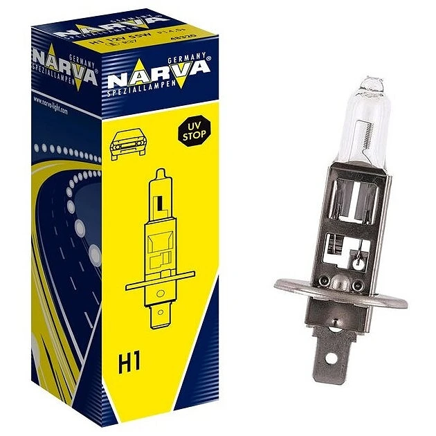 Лампа галогенная Narva 48320 H1 12V 55W, 1