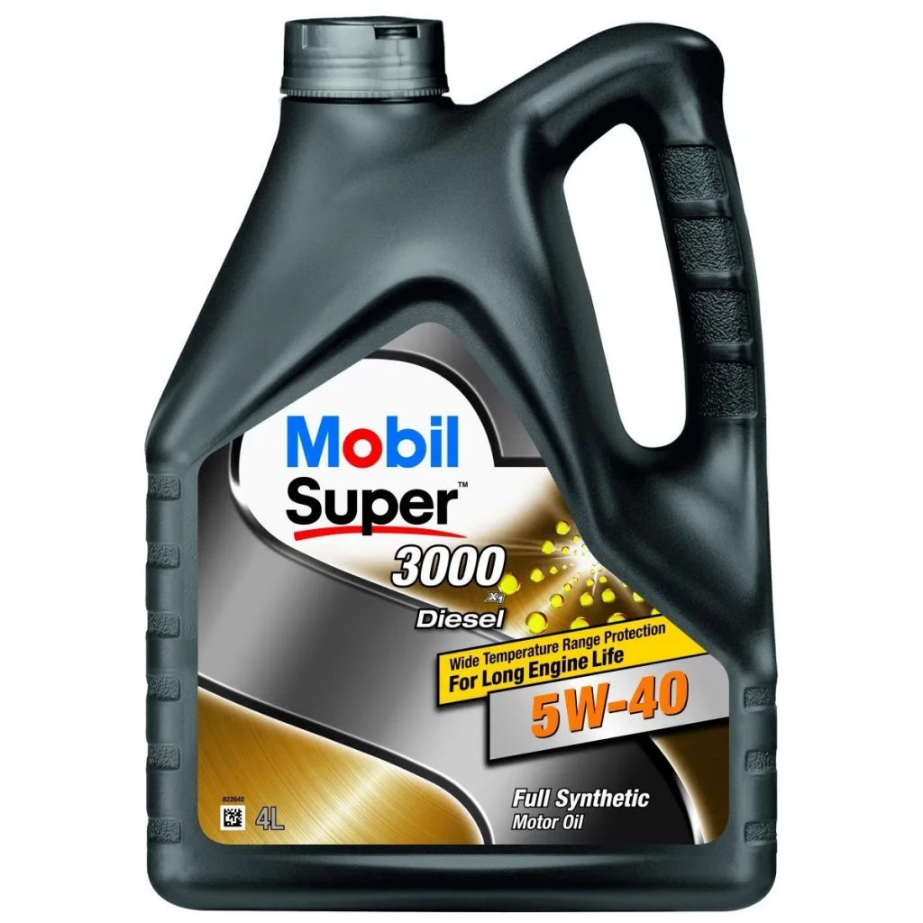 Моторное масло Mobil Super 3000 Diesel 5W-40 синтетическое 4 л
