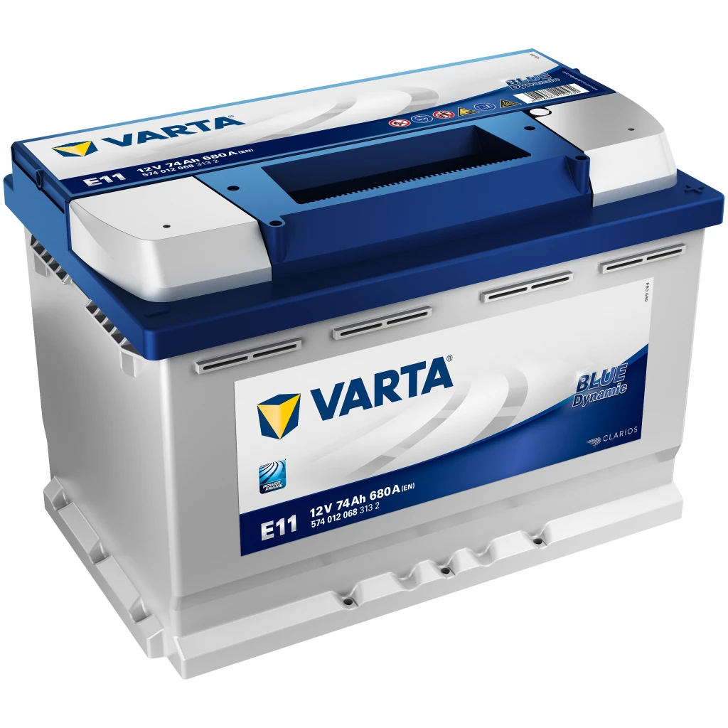 Аккумулятор легковой Varta Blue Dynamic E11 74 а/ч 680А Обратная полярность