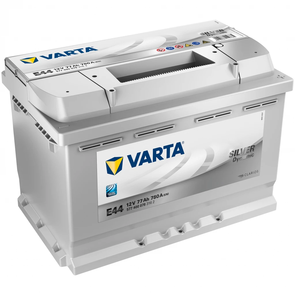 Аккумулятор легковой Varta Silver Dynamic E44 77 а/ч 780А Обратная полярность