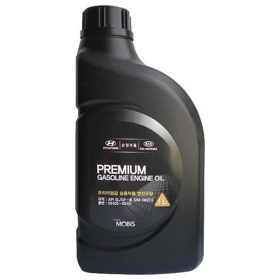 Моторное масло Hyundai/Kia Premium Gasoline 5W-20 полусинтетическое 1 л