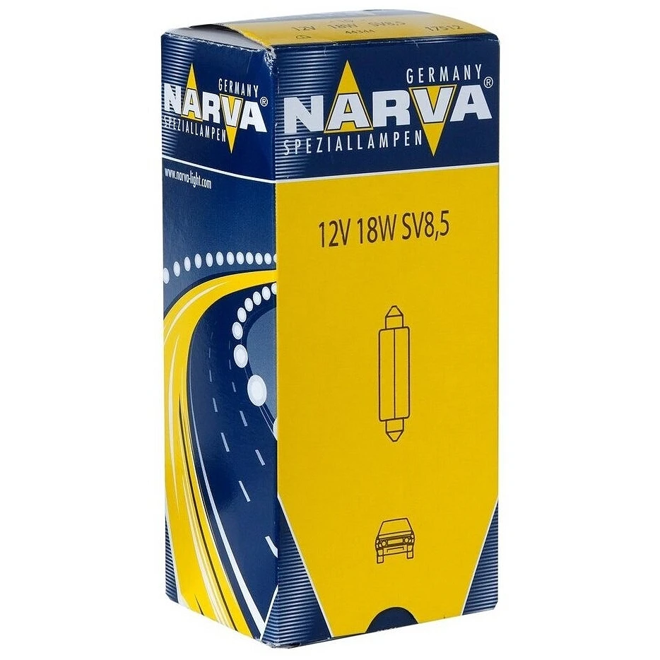 Лампа подсветки Narva 17512 Festoon T15 12V 18W, 1