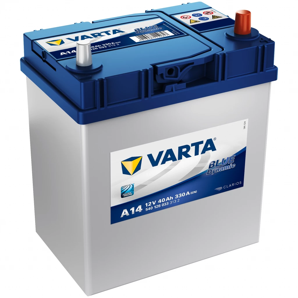 Аккумулятор легковой Varta Blue Dynamic A14 40 а/ч 330А ASIA Обратная полярность