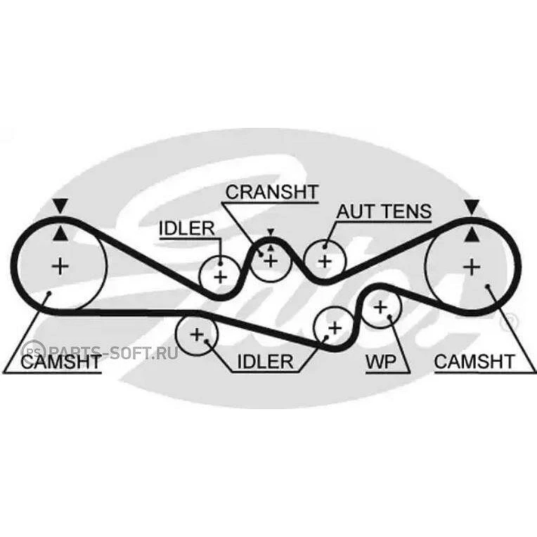 Ремень ГРМ GATES 5241