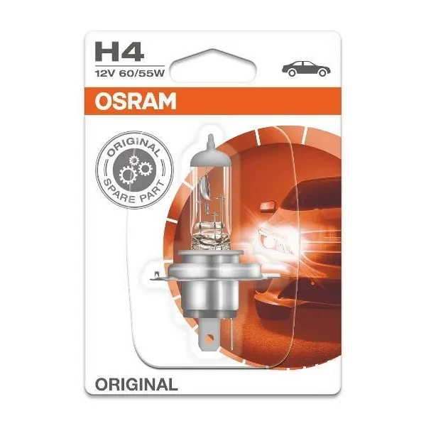 Лампа галогенная Osram Original H4 12V 60/55W, 1 шт. (арт. 64193-01B)