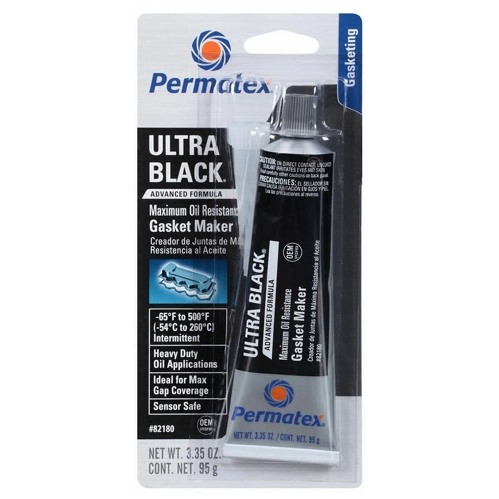Герметик прокладка "PERMATEX " (95 г) (черный, ultra black)