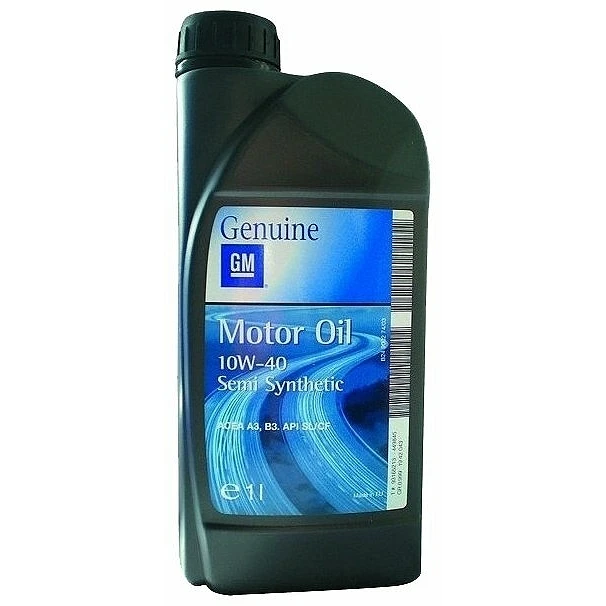 Моторное масло General Motors Semi Synthetic 10W-40 полусинтетическое 1 л