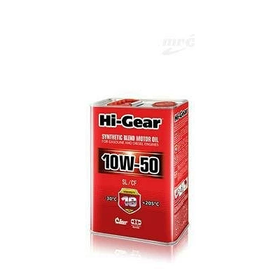 Моторное масло Hi-Gear HG1154 10W-50 полусинтетическое 4 л