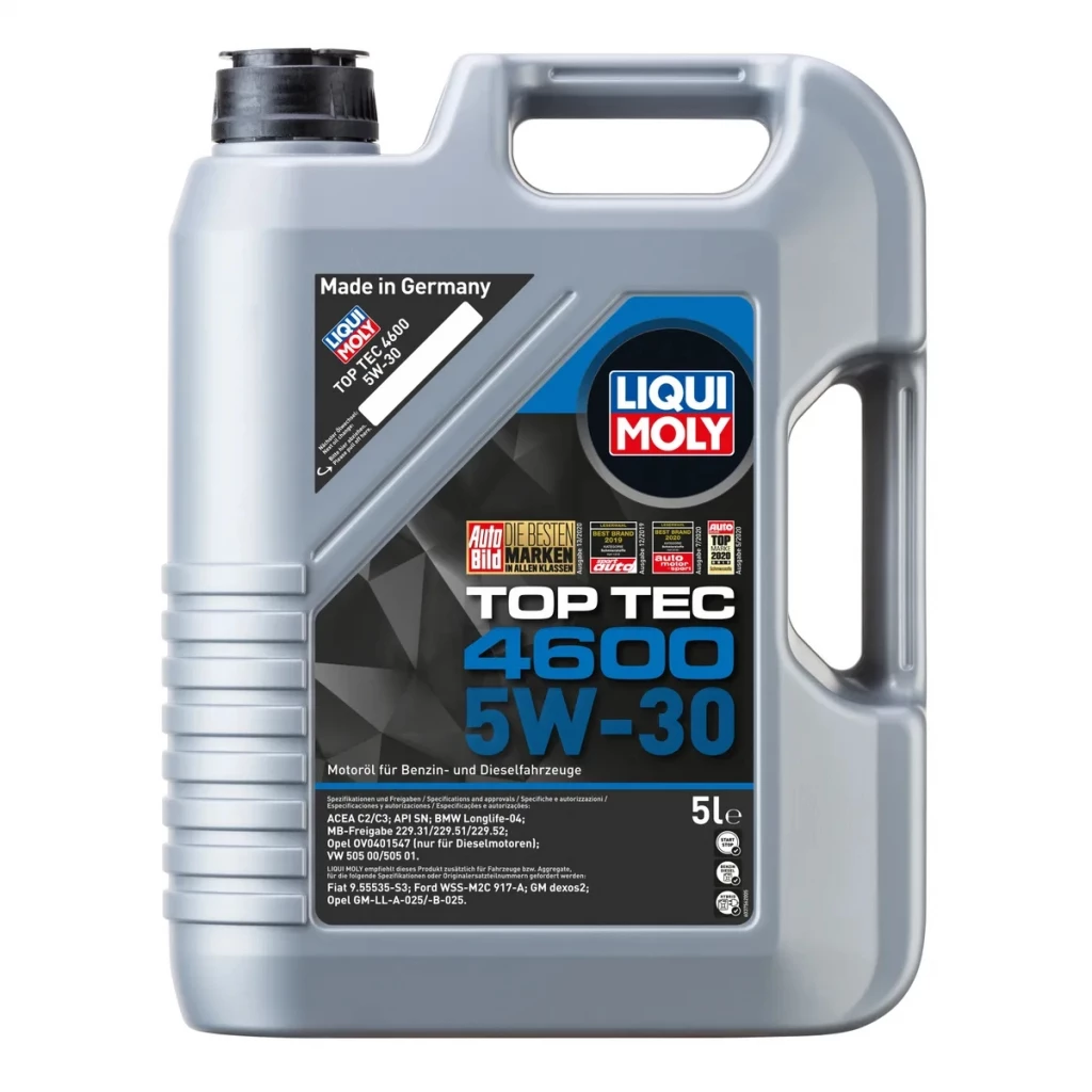 Моторное масло Liqui Moly Top Tec 4600 5W-30 синтетическое 5 л