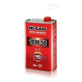Моторное масло Hi-Gear 10W-50 полусинтетическое 1 л