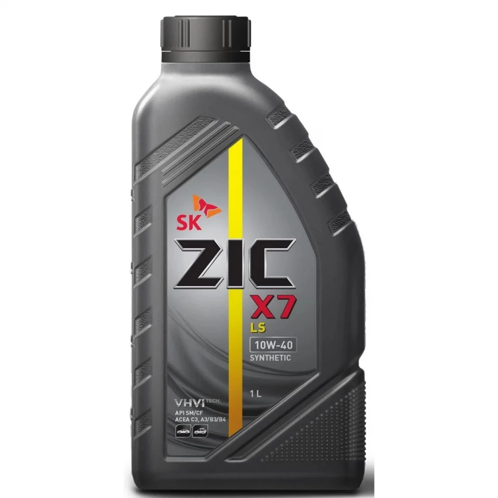 Моторное масло ZIC X7 LS 10W-40 синтетическое 1 л