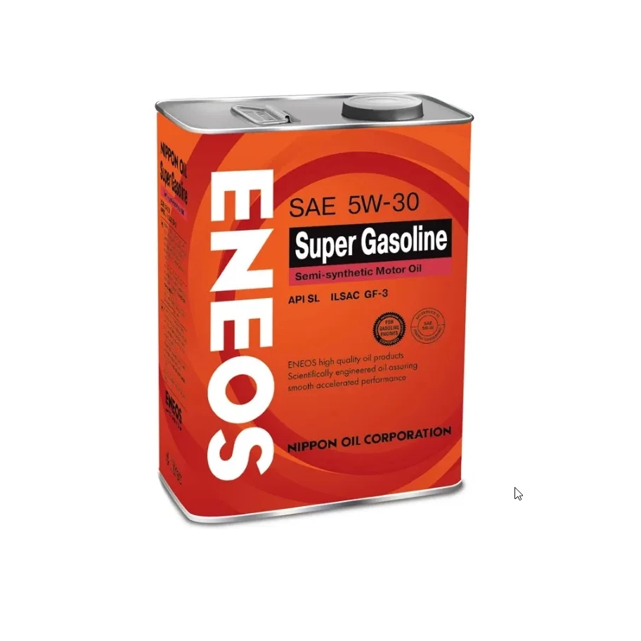Моторное масло Eneos Super SL 5W-30 полусинтетическое 4 л