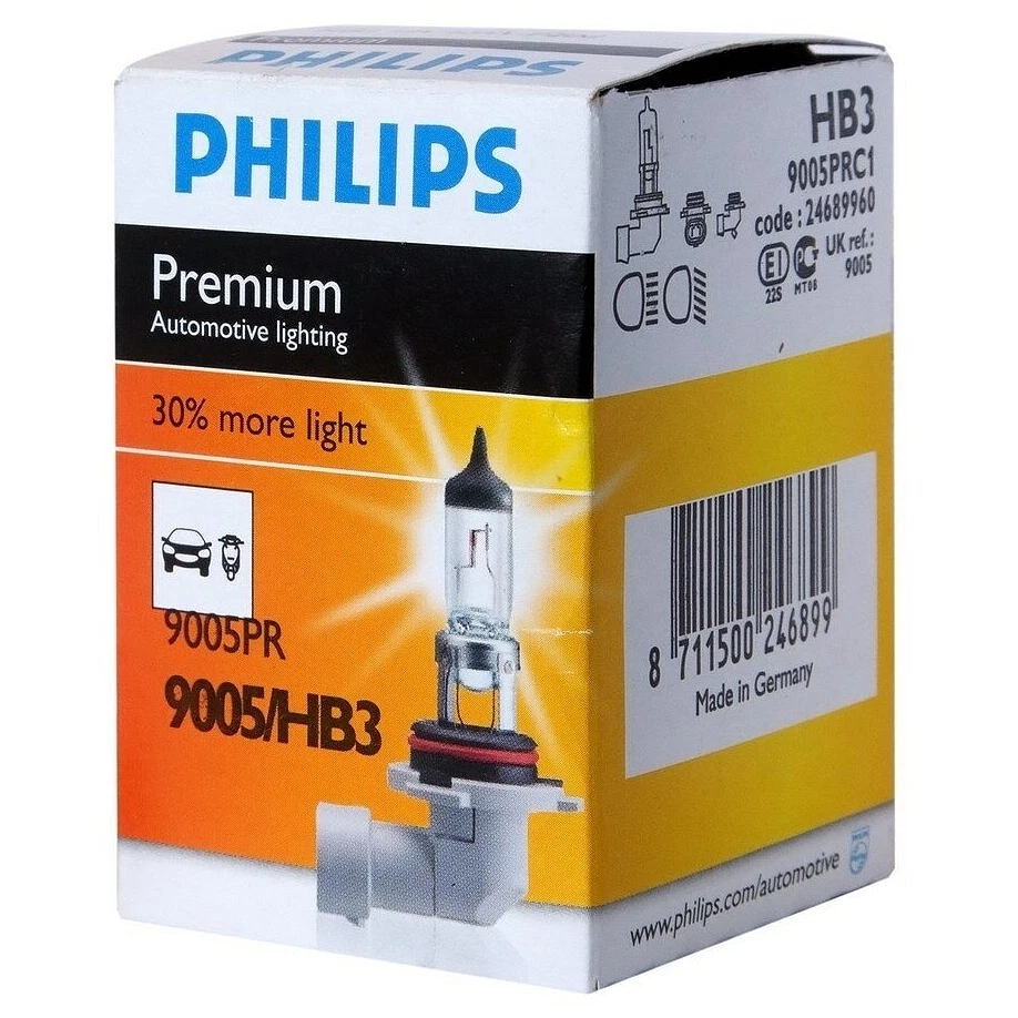 Лампа галогенная Philips Vision HB3 12V 65W, 1